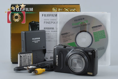 【中古】FUJIFILM 富士フイルム FinePix F300EXR ブラック コンパクトデジタルカメラ 元箱付き