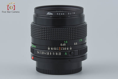 【中古】Canon キヤノン New FD 50mm f/1.4