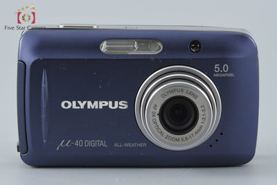 【中古】OLYMPUS オリンパス μ-40 DIGITAL エクリプスナイト コンパクトデジタルカメラ