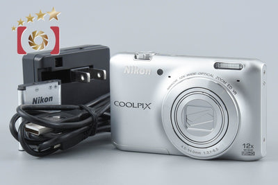 【中古】Nikon ニコン COOLPIX S6400 クリスタルシルバー コンパクトデジタルカメラ