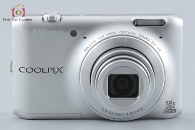 【中古】Nikon ニコン COOLPIX S6400 クリスタルシルバー コンパクトデジタルカメラ