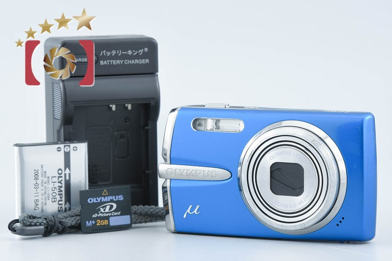 【中古】OLYMPUS オリンパス μ1020 ロイヤルブルー コンパクトデジタルカメラ