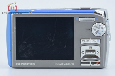 【中古】OLYMPUS オリンパス μ1020 ロイヤルブルー コンパクトデジタルカメラ