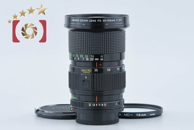 【中古】Canon キヤノン New FD 35-105mm f/3.5