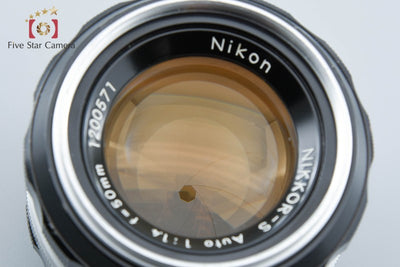 【中古】Nikon ニコン NIKKOR-S Auto 50mm f/1.4