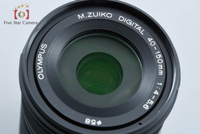 【中古】OLYMPUS オリンパス M.ZUIKO DIGITAL ED 40-150mm f/4-5.6 R ブラック