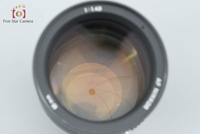 【中古】Nikon ニコン AF NIKKOR 85mm f/1.4 D