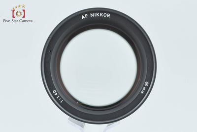 【中古】Nikon ニコン AF NIKKOR 85mm f/1.4 D