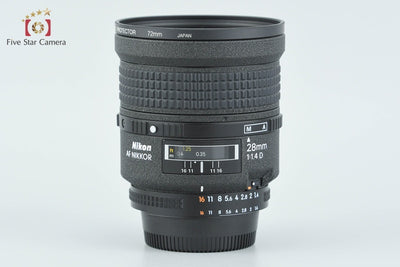 【中古】Nikon ニコン AF NIKKOR 28mm f/1.4 D 希少品