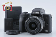 【中古】Canon キヤノン EOS Kiss M2 EF-M 15-45 IS STM レンズキット ブラック シャッター回数僅少