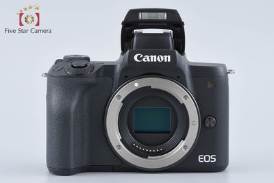 【中古】Canon キヤノン EOS Kiss M2 EF-M 15-45 IS STM レンズキット ブラック シャッター回数僅少