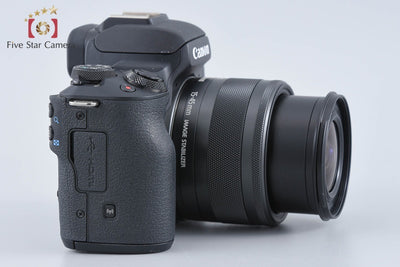 【中古】Canon キヤノン EOS Kiss M2 EF-M 15-45 IS STM レンズキット ブラック シャッター回数僅少