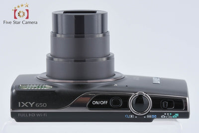 【中古】Canon キヤノン IXY 650 ブラック コンパクトデジタルカメラ
