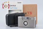 【中古】CONTAX コンタックス T3 シングルティース コンパクトフィルムカメラ データバック付属 元箱付き