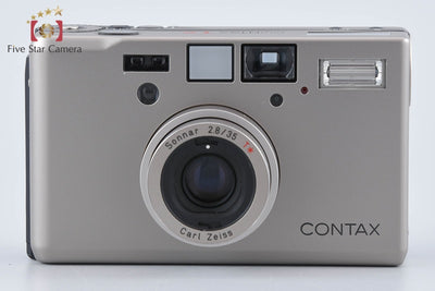【中古】CONTAX コンタックス T3 シングルティース コンパクトフィルムカメラ データバック付属 元箱付き
