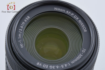 【中古】Nikon ニコン AF-P DX NIKKOR 70-300mm f/4.5-6.3 G ED VR