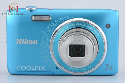 【中古】Nikon ニコン COOLPIX S3500 オリエンタルブルー コンパクトデジタルカメラ