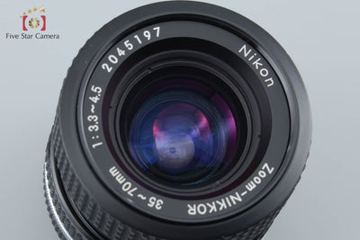 【中古】Nikon ニコン Ai-S ZOOM NIKKOR 35-70mm f/3.3-4.5