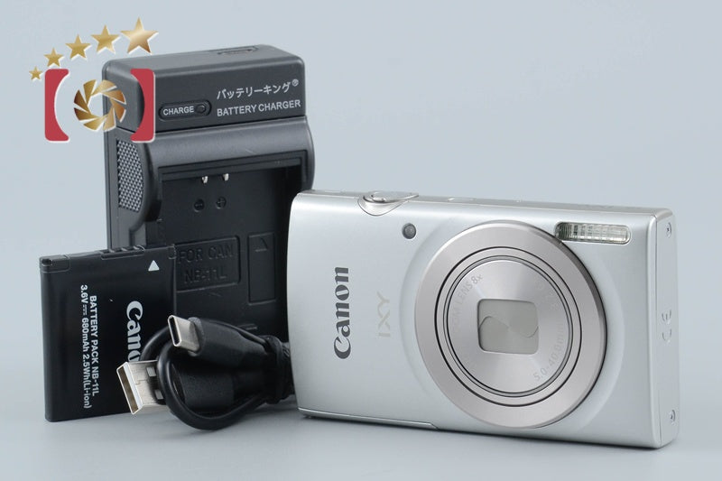 【中古】Canon キヤノン IXY 200 シルバー コンパクトデジタルカメラ