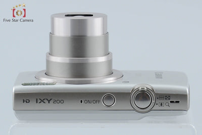 【中古】Canon キヤノン IXY 200 シルバー コンパクトデジタルカメラ