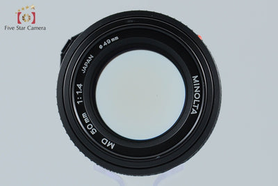 【中古】MINOLTA ミノルタ New MD 50mm f/1.4