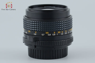 【中古】MINOLTA ミノルタ New MD 50mm f/1.4