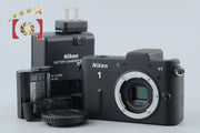 【中古】Nikon ニコン 1 V1 ブラック ミラーレス一眼カメラ シャッター回数僅少