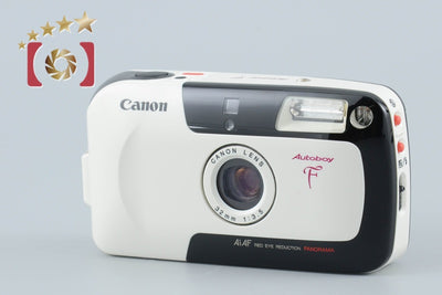 【中古】Canon キヤノン Autoboy F ホワイト x ブラック コンパクトフィルムカメラ
