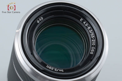 【中古】SONY ソニー E 55-210mm f/4.5-6.3 OSS SEL55210 シルバー
