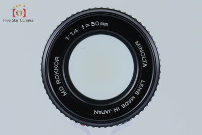 【中古】MINOLTA ミノルタ MD ROKKOR 50mm f/1.4