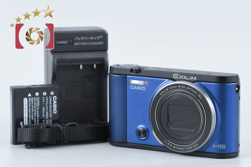 【中古】CASIO カシオ HIGH SPEED EXILIM EX-ZR1600 ブルー コンパクトデジタルカメラ