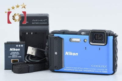 【中古】Nikon ニコン COOLPIX AW130 ブルー コンパクトデジタルカメラ