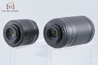 【中古】Nikon ニコン D3400 ブラック ダブルズームキット シャッター回数僅少 元箱付き