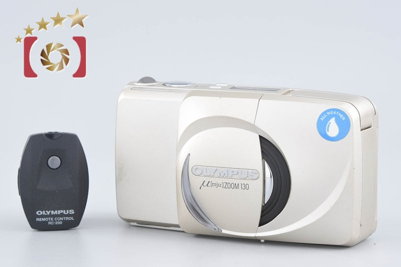 【中古】OLYMPUS オリンパス μ[mju:] ZOOM 130 コンパクトフィルムカメラ