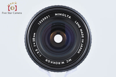 【中古】MINOLTA ミノルタ MC W.ROKKOR 28mm f/3.5