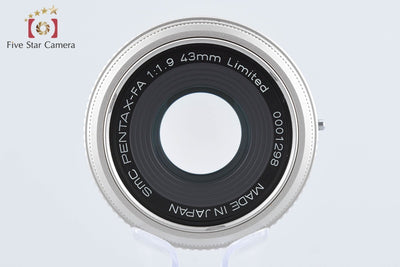【中古】PENTAX ペンタックス SMC FA 43mm f/1.9 Limited シルバー