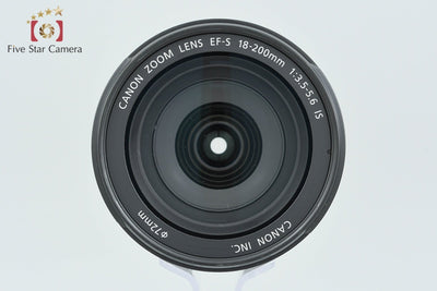 【中古】Canon キヤノン EF-S 18-200mm f/3.5-5.6 IS