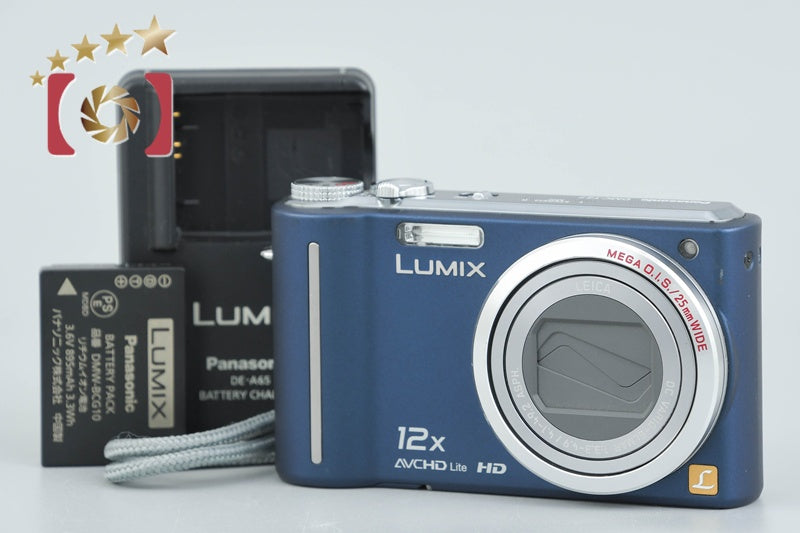 【中古】Panasonic パナソニック LUMIX DMC-TZ7 ブルー コンパクトデジタルカメラ