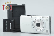 【中古】Canon キヤノン PowerShot A2400 IS シルバー コンパクトデジタルカメラ