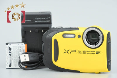 【中古】FUJIFILM 富士フイルム FinePix XP80 イエロー コンパクトデジタルカメラ