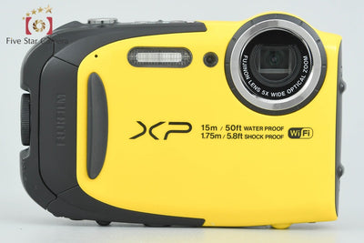 【中古】FUJIFILM 富士フイルム FinePix XP80 イエロー コンパクトデジタルカメラ