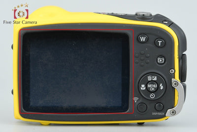 【中古】FUJIFILM 富士フイルム FinePix XP80 イエロー コンパクトデジタルカメラ