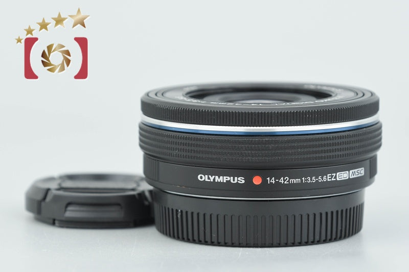 【中古】OLYMPUS オリンパス M.ZUIKO DIGITAL ED 14-42mm f/3.5-5.6 EZ ブラック