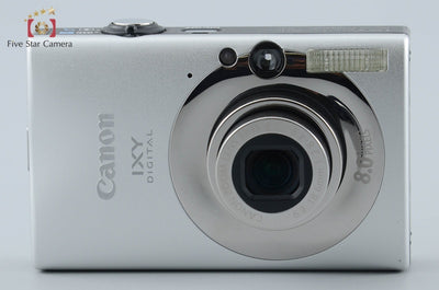 【中古】Canon キヤノン IXY DIGITAL 20 IS シルバー コンパクトデジタルカメラ