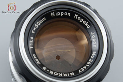 【中古】Nikon ニコン NIKKOR-S Auto 50mm f/1.4