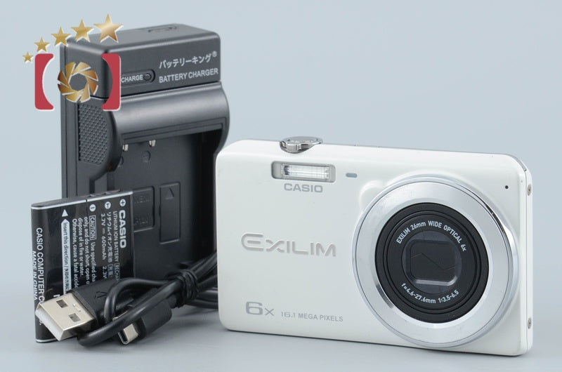 【中古】CASIO カシオ EXILIM EX-ZS26 ホワイト コンパクトデジタルカメラ