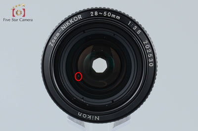 【中古】Nikon ニコン Ai-S ZOOM NIKKOR 28-50mm f/3.5 爪無し