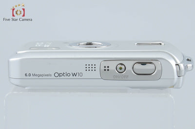 【中古】PENTAX ペンタックス Optio W10 リノシルバー 防水デジタルカメラ