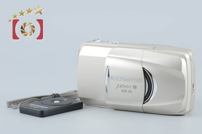 【中古】OLYMPUS オリンパス μ[mju:]-III WIDE 100 コンパクトフィルムカメラ