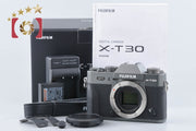 【中古】FUJIFILM 富士フイルム X-T30 シルバー ミラーレス一眼カメラ 元箱付き
